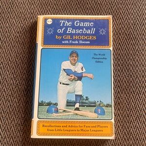 Autographed copy of The Game of Baseball by Gil Hodges with Frank Slocum